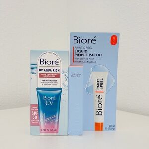 Bioré Skincare Bundle (SPF & Liquid Pimple Patch)